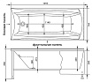 Акриловая ванна Aquanet Cariba 170x75