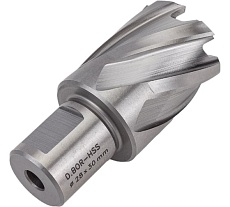 Сверло корончатое HSS по металлу (28х30/63 мм; Weldon 19) D.BOR CD-HSS-030-028-W