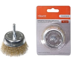 Корщетка-насадка для дрели (75 мм) Sturm 5240903