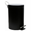 Ведро WasserKRAFT K-635BLACK 5л, с микролифтом, черный