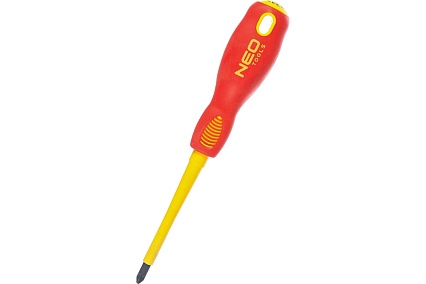 Крестовая отвертка Neo Tools PZ2x100 мм 1000 В CrMo 04-063