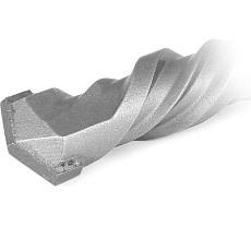 Бур по бетону 16,0х260х200 мм с хвостовиком SDS-Plus Messer DIY 12.016.260