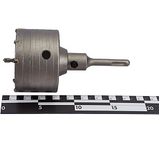 Коронка в сборе по бетону (90 мм; М22) Vertextools 222-0090