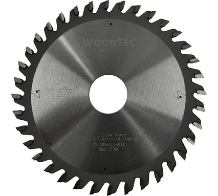 Пила подрезная коническая 150x4.3-5.5/3.2х30 мм, Z36 Woodtec ВИ 343326