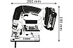Аккумуляторный лобзик Bosch GST 18 V-LI B 0615990M43