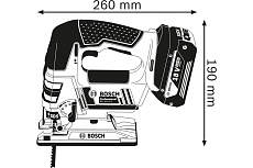 Аккумуляторный лобзик Bosch GST 18 V-LI B 0615990M43