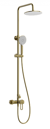Душевая стойка Wonzon&Woghand WW-B2166-A-BG брашированное золото