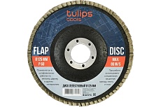 Диск лепестковый 125 мм, P60, торцевой Tulips Tools EA06-861