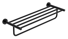 Полка для полотенец AQUAme Trento AQM7206MB черный матовый