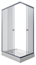 Душевой уголок Тритон Вента-Хром Щ0000049618 120x80 прозрачное, с поддоном