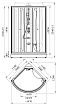 Душевая кабина Радомир Паола-3 1-05-1-0-0-0590 114x114 прозрачные шторки