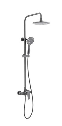 Душевая стойка Aquatek Бетта AQ2160BGM оружейная сталь