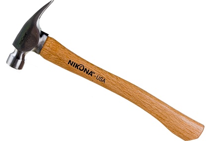 Молоток NIKONA CALIFORNIA с деревянной Hick ручкой, 21oz 60-083