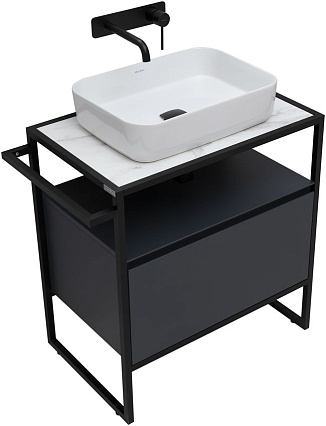 Мебель для ванной Allen Brau Priority 70 см, anthracite matt