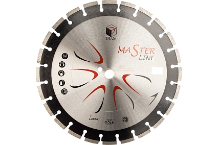 Круг отрезной по асфальту Master Line (400х3х10х25.4 мм) Diam 528