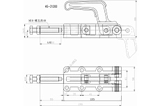Зажим шатунного типа HS CLAMP HS-31200