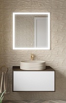 Мебель для ванной Kerama Marazzi Atollo 80 см со столешницей, белый матовый