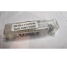 Зенковка коническая ц/х 90 градусов, 8х50 мм, Z=3, хв-к 6 мм, Р6М5 SOVIS 17553