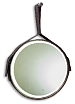 Зеркало Silver Mirrors Kapitan Light 61x61 см с подсветкой, коричневый