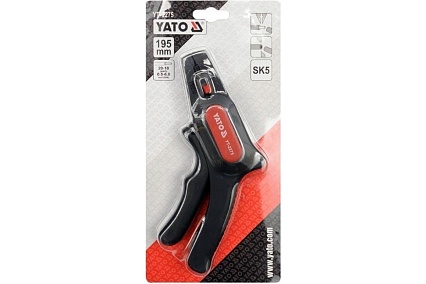 Пассатижи для удаления изоляции Yato 195мм YT-2275