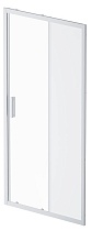 Душевая дверь Am.Pm Gem 100x195 прозрачное/матовое стекло, матовый хром