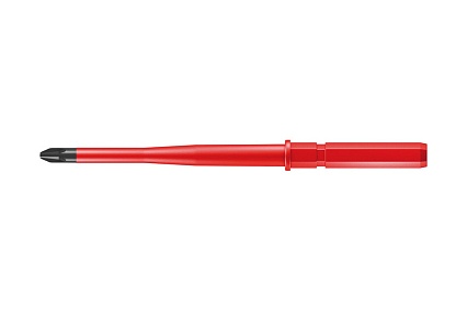 Сменная отвёртка с зауженным стержнем WERA Kraftform Kompakt VDE 62 iS PH2x154 мм WE-003414