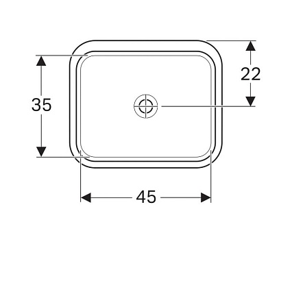 Раковина Geberit VariForm 53 см 500.762.01.2