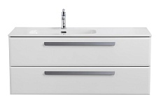 Тумба с раковиной Cezares Eco-Cer-N 120 см левая Bianco Lucido