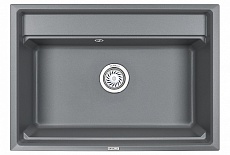 Кухонная мойка Granula Kitchen Space KS-7301 73 см алюминиум