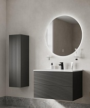 Мебель для ванной Iddis Bild 80 см темно-серый