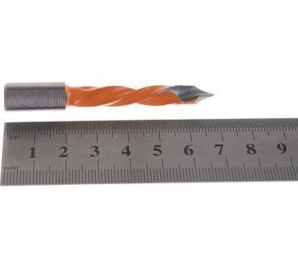 Сверло HW (7x40x70 мм; Z 2; S 10x20 мм; LH) для присадочного станка CMT 375.070.12