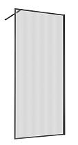 Душевая перегородка Vincea Волк-Ин (Walk-In) VSW-1HP120FLGM 120x200 вороненая сталь, рифленое