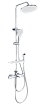 Душевая стойка Wonzon&Woghand Solid WW-C3011-A1-CR термостат, хром