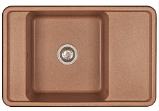 Кухонная мойка Акватон Беллис 78 см, терракотовый