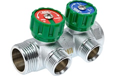 Регулируемый коллектор под евроконус Millennium 2 выхода 1"х3/4" 0 45437