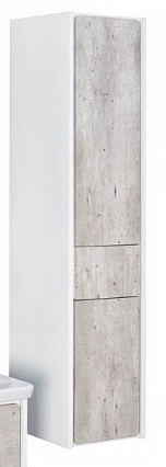 Шкаф пенал Roca Ronda 32 см ZRU9303006 бетон/белый глянец R