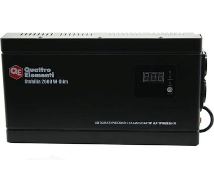 Настенный стабилизатор напряжения Quattro Elementi Stabilia 2000 W-Slim 772-586