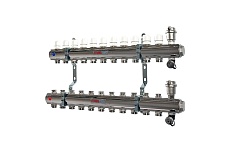 Коллекторная группа Valtec 1x11 выходов евроконус 3/4&quot; в сборе VTc.594.EMNX.0611