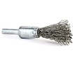 Щетка концевая 12 мм, c хвостовиком 6x17 мм, ворс гофрированная нержавеющая сталь 0.30 мм, до 4500 об/мин (13-115) EuroBrush EB-E12SS