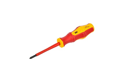Отвертка диэлектрическая IEK ARMA2L 3 PZ/SL1x80 К3 A2L3-SC30-K3-ZS-10-080