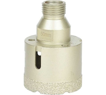 Коронка алмазная, вакуумное спекание (50х40 мм; 1/2"; М14) TECH-NICK TUK 136.600.7024