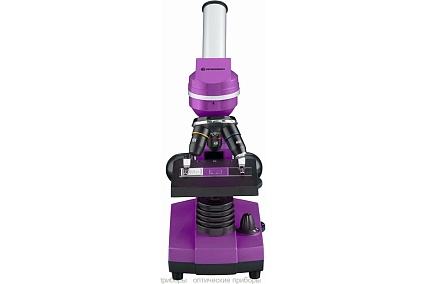 Микроскоп Bresser Junior Biolux SEL 40–1600x, фиолетовый 74321