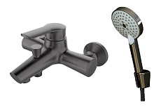 Душевой набор Orange Tony M54-300gr 4в1 графит матовый