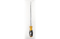 Шлицевая отвертка Deli SL8х200мм DL6382501 Cr-V, магнит, TPR+PP ручка 98358