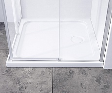 Душевой уголок Vincea Slim-N VSS-4SN9010CLBN 100x90 брашированный никель, прозрачное