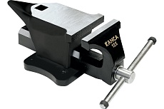 Тиски с широкой наковальней KANCA 125 мм 61602010125