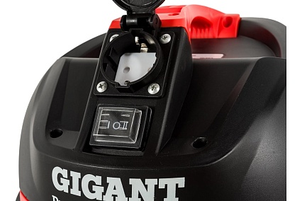 Строительный пылесос Gigant 1200 Вт, объем бака 20 л, GPS-VC-20