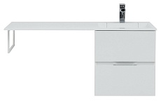 Тумба с раковиной Aquanet Алвита 120 см R белый