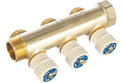 Распределительный коллектор STOUT 3/4, 3 отвода 3/4ЕК SMB 6851 343403 RG008S37ROJ098