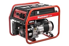 #ЗНАЧ! Hammer Бензоэлектростанция flex 3квт 220в 50гц бак 15л непр.9ч Hammer (13180) GN3000